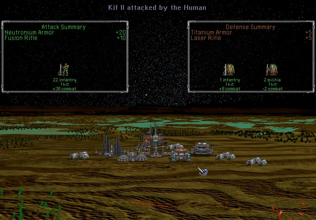 Скриншот из игры Master of Orion 2: Battle at Antares