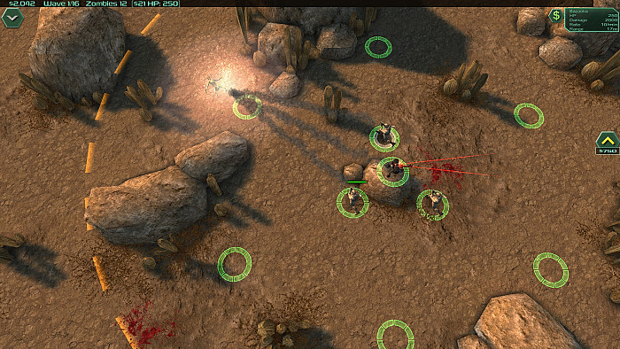 Скриншот из игры Zombie Defense
