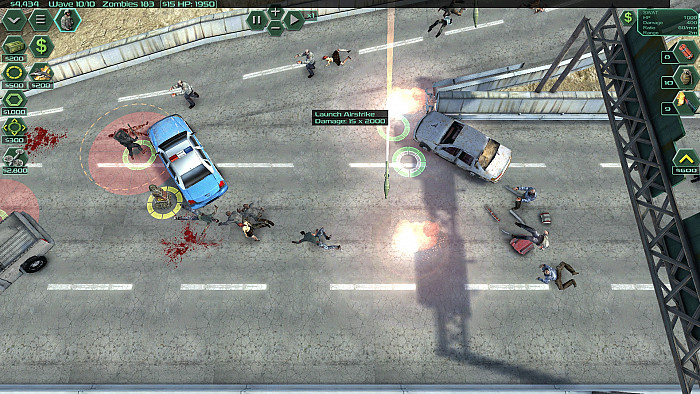 Скриншот из игры Zombie Defense