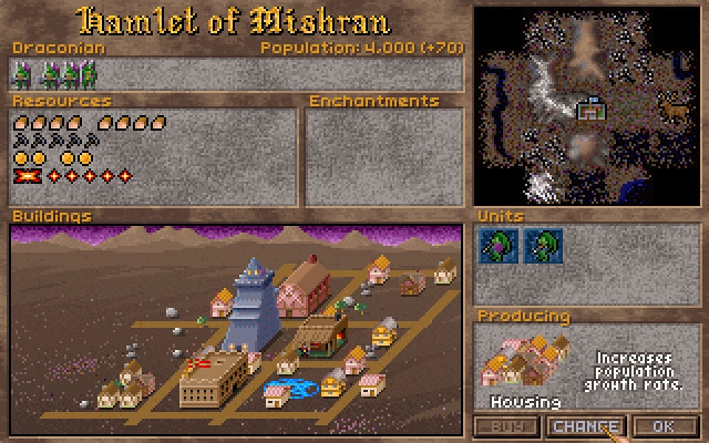 Скриншот из игры Master of Magic