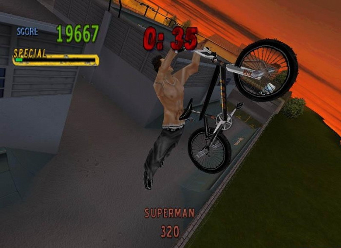 Скриншот из игры Mat Hoffman's Pro BMX
