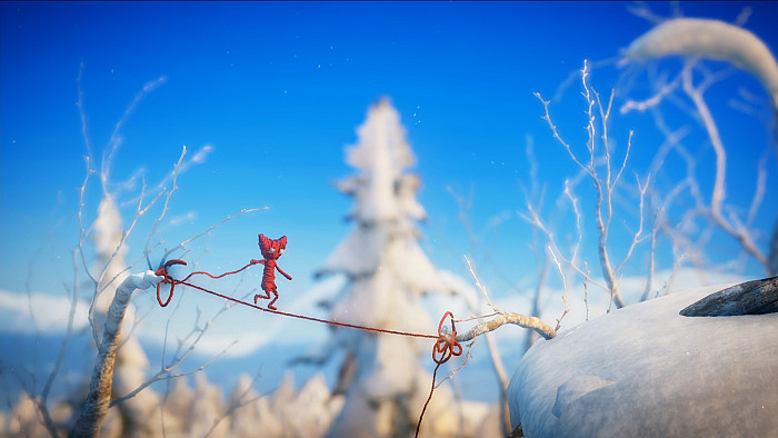 Скриншот из игры Unravel