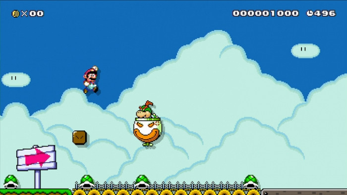 Скриншот из игры Super Mario Maker