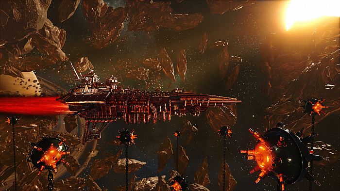 Скриншот из игры Battlefleet Gothic: Armada