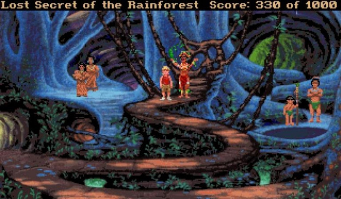 Скриншот из игры EcoQuest 2: Lost Secret of the Rainforest