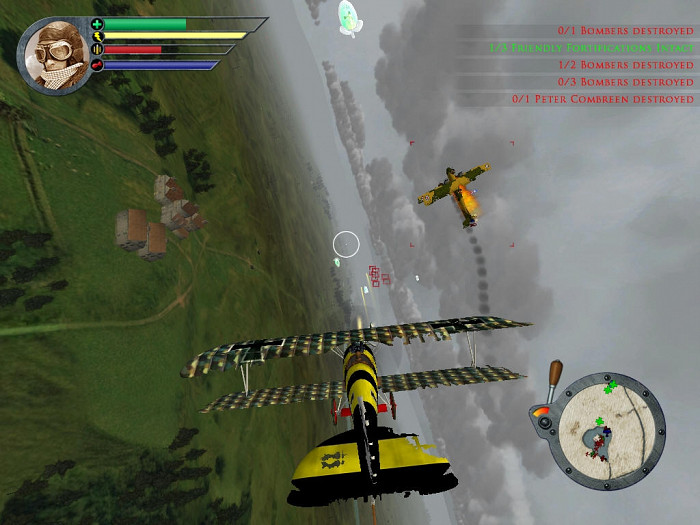 Скриншот из игры Red Baron Arcade