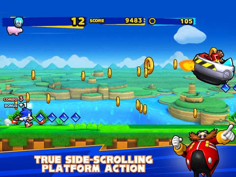 Скриншот из игры Sonic Runners