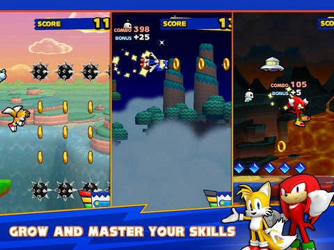 Скриншот из игры Sonic Runners