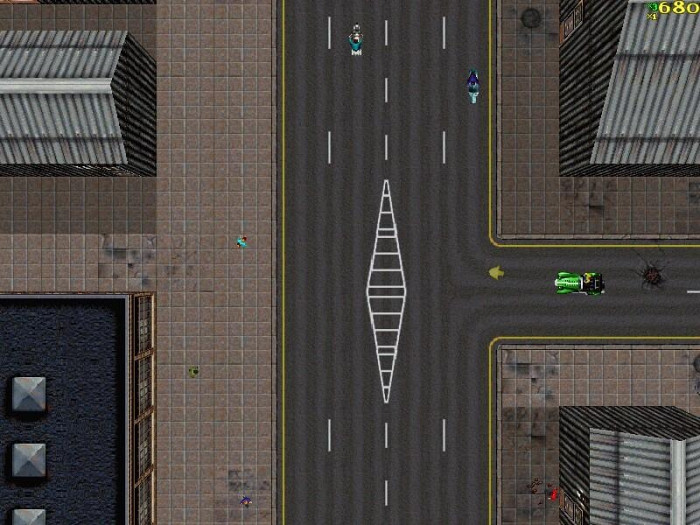 Скриншот из игры Grand Theft Auto Mission Pack: London 1969