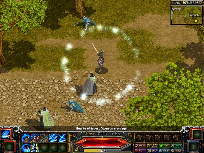 Скриншот из игры Red Stone