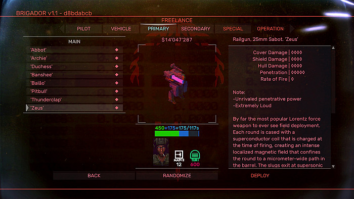 Скриншот из игры Brigador