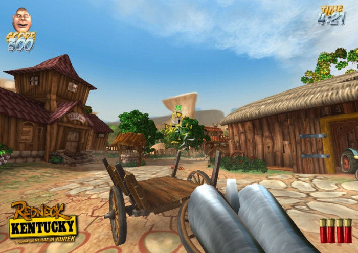Скриншот из игры Redneck Kentucky and the Next Generation Chickens