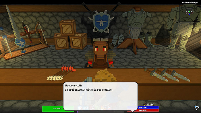 Скриншот из игры Forge Quest