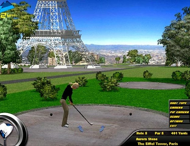 Скриншот из игры Impossible Golf: Worldwide Fantasy Tour