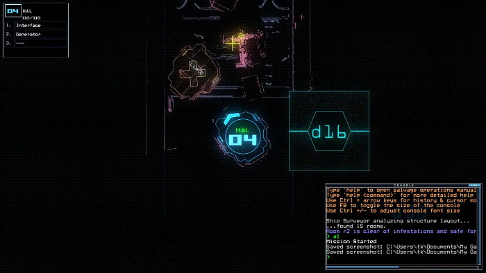 Скриншот из игры Duskers