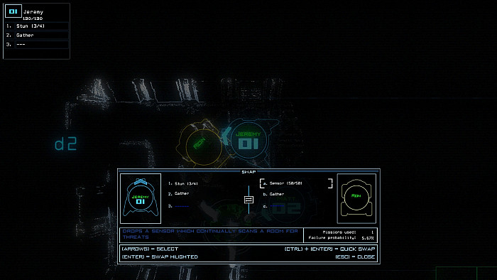 Скриншот из игры Duskers