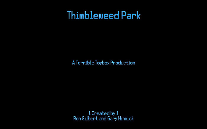Скриншот из игры Thimbleweed Park