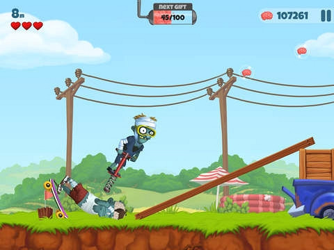 Скриншот из игры Zombie's Got a Pogo