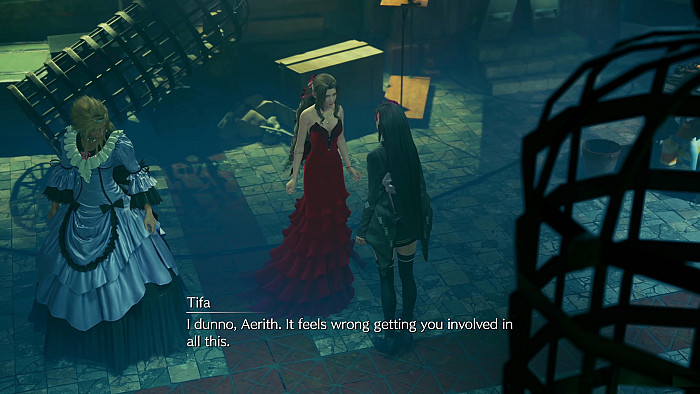 Скриншот из игры Final Fantasy 7 Remake