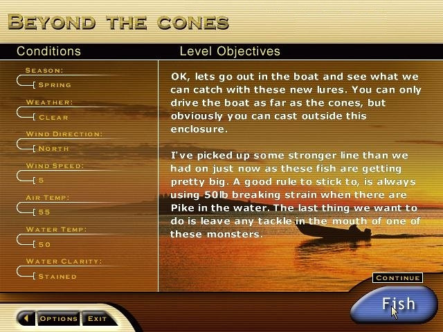 Скриншот из игры Matt Hayes' Fishing