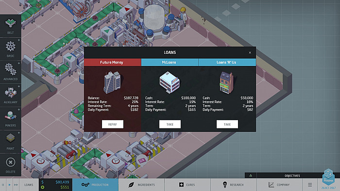 Скриншот из игры Big Pharma