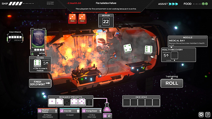 Скриншот из игры Tharsis