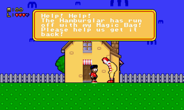 Скриншот из игры McDonald Land