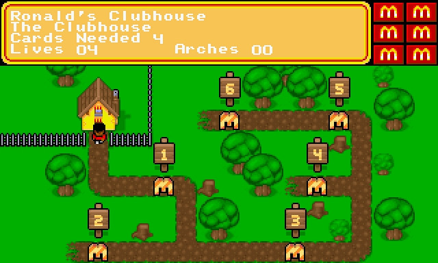 Скриншот из игры McDonald Land
