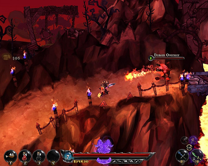 Скриншот из игры DeathSpank