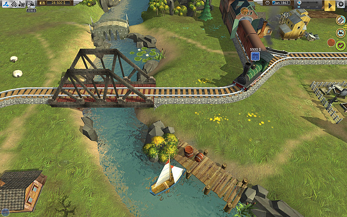 Скриншот из игры Train Valley