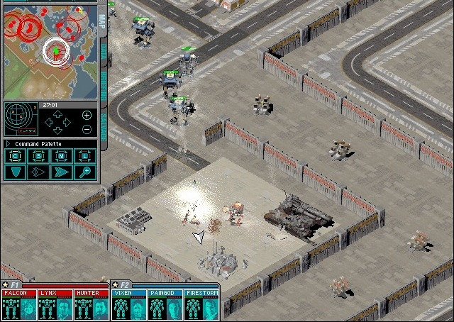 Скриншот из игры MechCommander