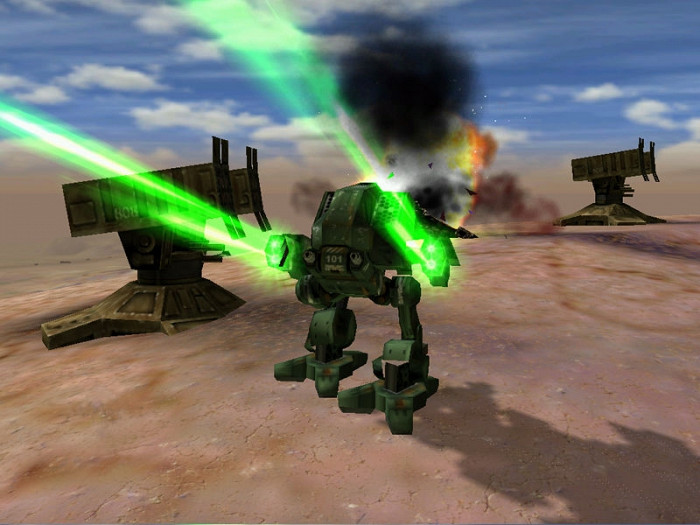 Скриншот из игры MechWarrior 4: Vengeance