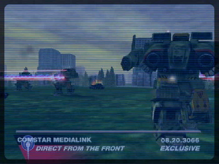 Скриншот из игры MechWarrior 4: Mercenaries