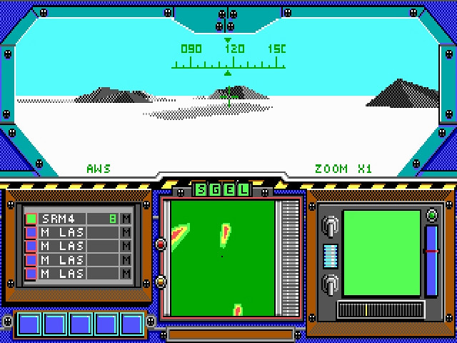 Скриншот из игры MechWarrior