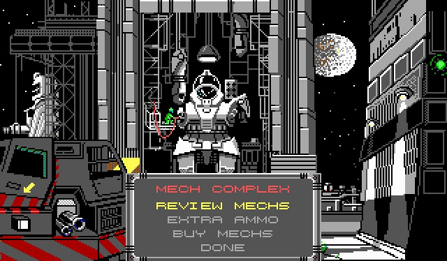 Скриншот из игры MechWarrior