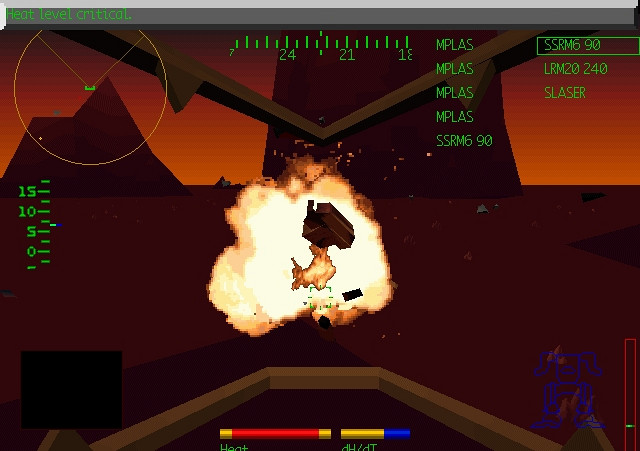Скриншот из игры MechWarrior 2: 31st Century Combat