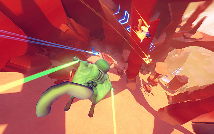 Скриншот из игры Freefall Racers