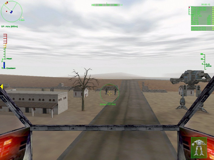Скриншот из игры MechWarrior 3