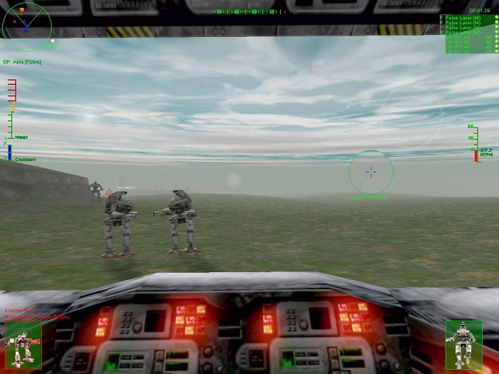 Скриншот из игры MechWarrior 3
