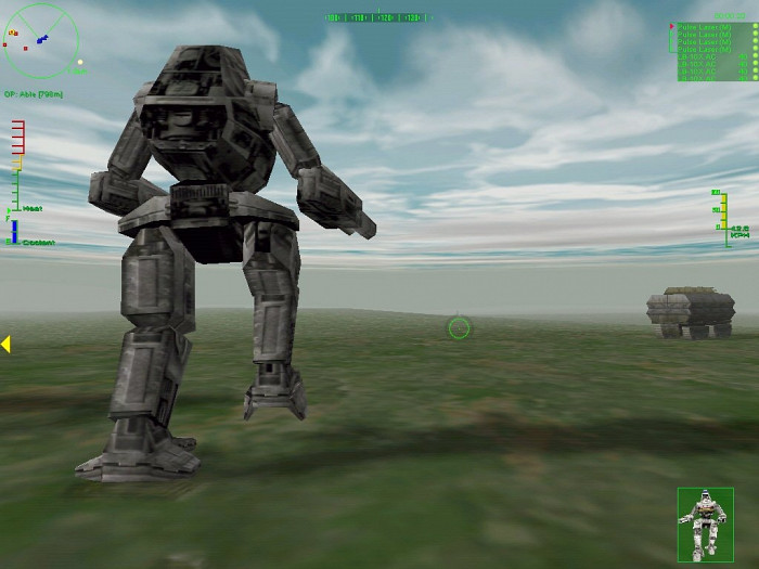 Скриншот из игры MechWarrior 3