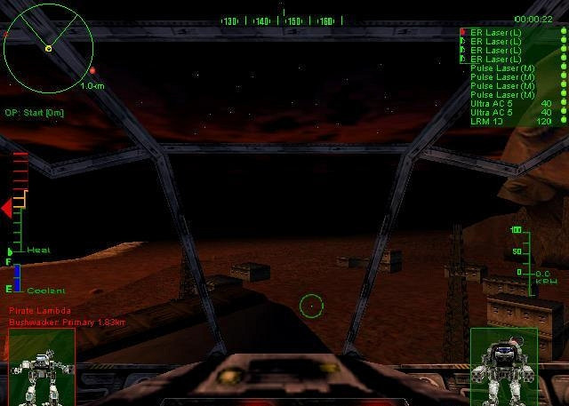 Скриншот из игры MechWarrior 3: Pirate's Moon