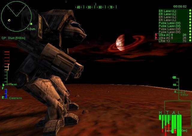 Скриншот из игры MechWarrior 3: Pirate's Moon