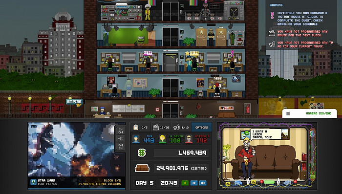 Скриншот из игры Empire TV Tycoon