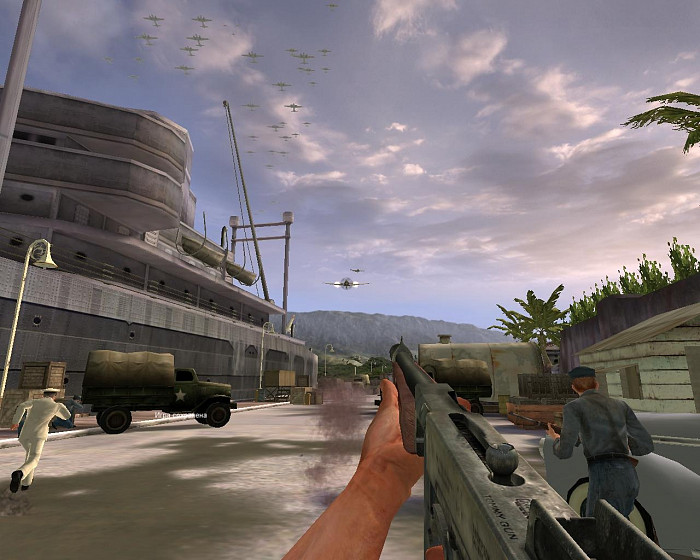 Скриншот из игры Medal of Honor Pacific Assault