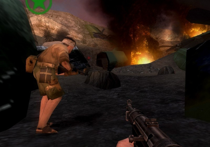 Скриншот из игры Medal of Honor: European Assault