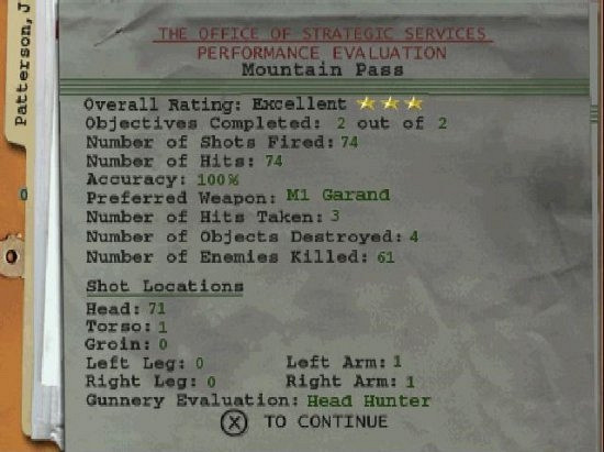 Скриншот из игры Medal of Honor