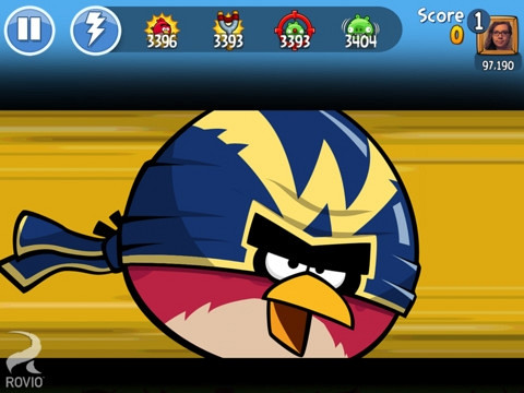 Скриншот из игры Angry Birds Friends