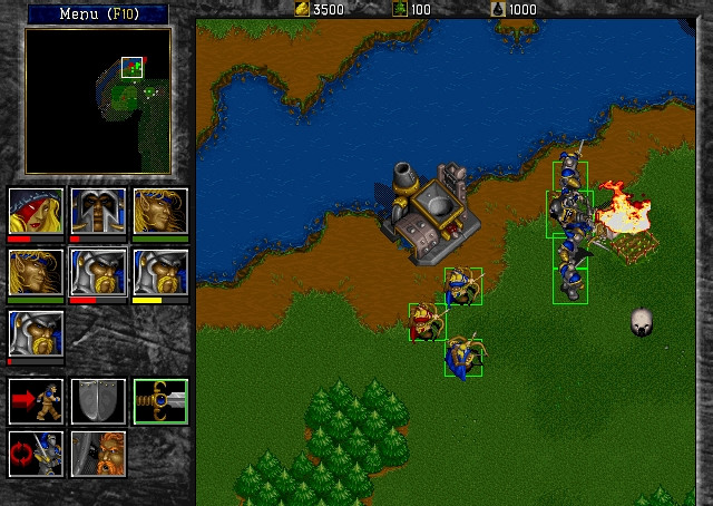 Скриншот из игры Warcraft 2: Beyond the Dark Portal