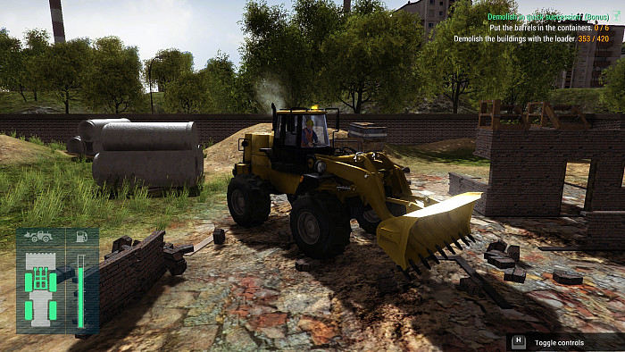 Скриншот из игры Construction Machines Simulator 2016