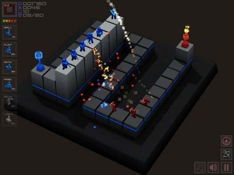 Скриншот из игры Cubemen